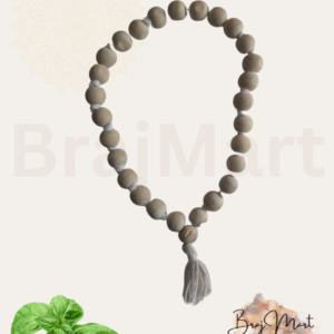 Original Tulsi Sumarni Mala 27 beads made from pure Tulsi wood for japa meditation and Krishna bhakti