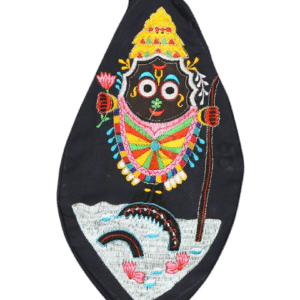 Sri Jagannath Embroidered Bead Bag