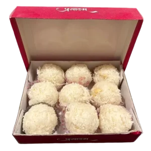 ISKCON PRASADAM- Coconut Laddu (500Gram)