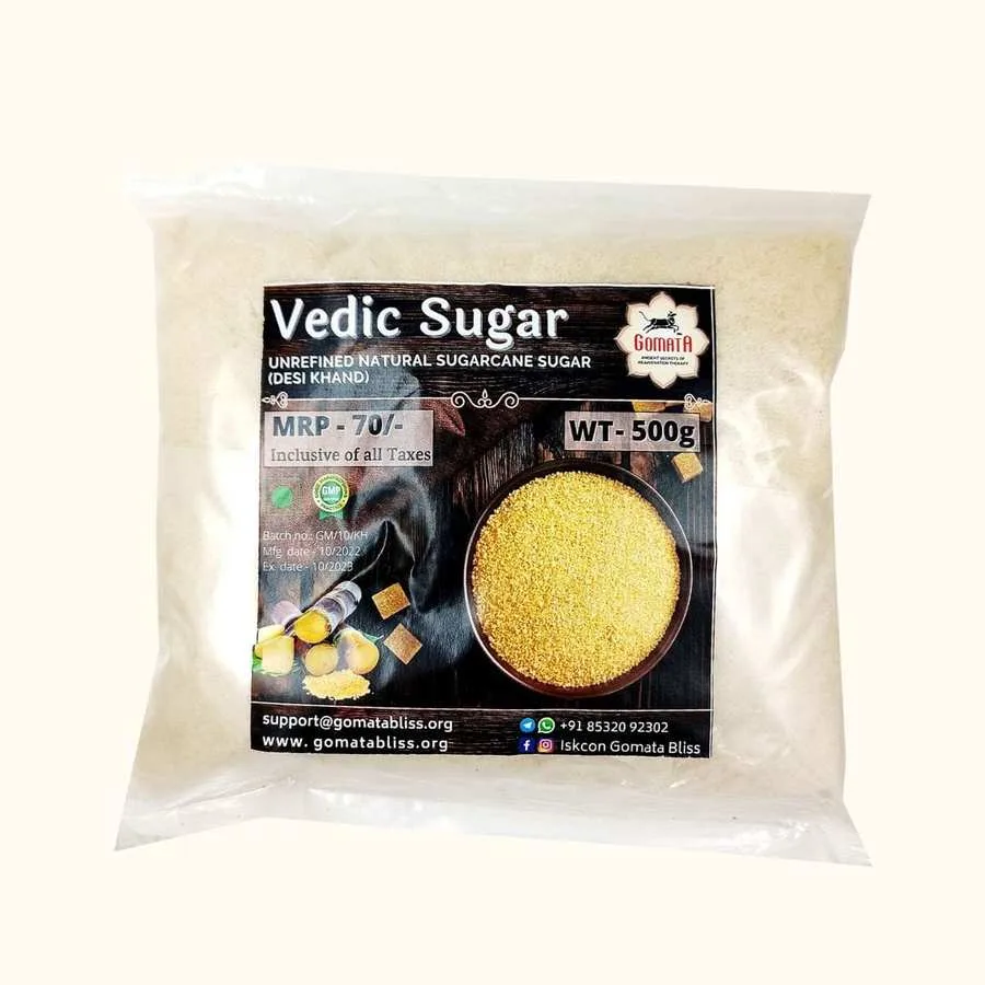 Khand (Vedic Unrefined Sugarcane Sugar) | 500g