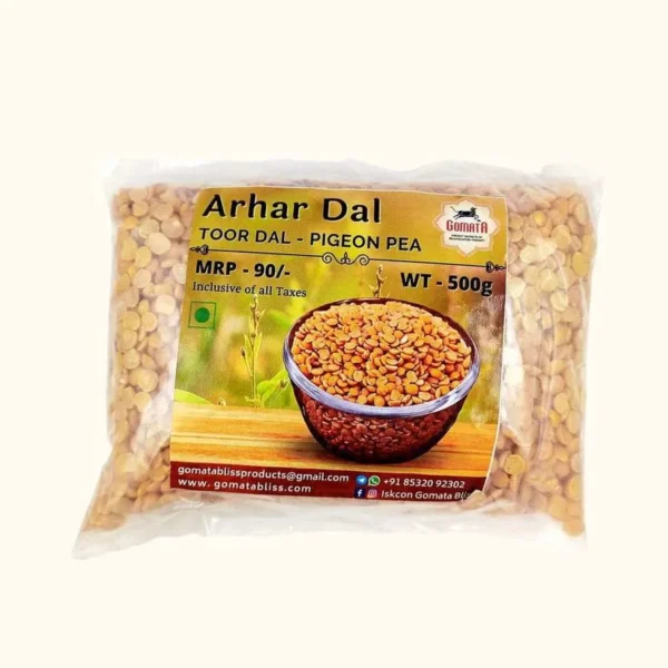 Arhar Dal (Toor Dal, Pigeon Pea) | Pure & Chemical-Free Goshala Product