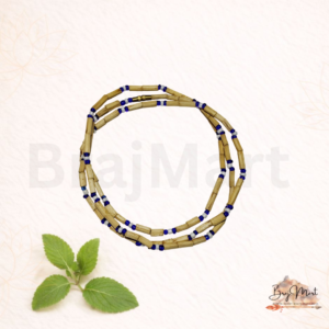 Tulsi Kanthi with Blue and White Moti- 2 Round