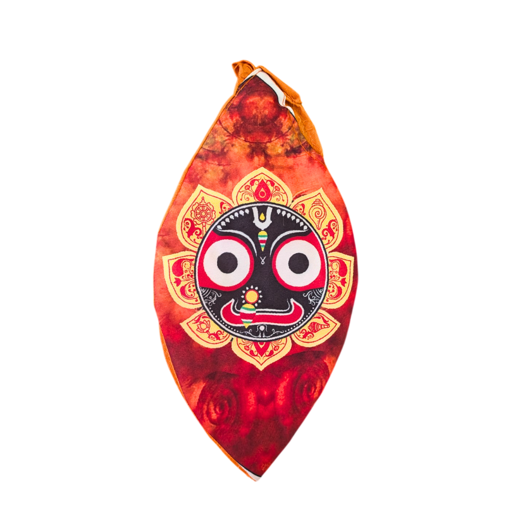 Printed Cotton Bead Bag (design may vary)