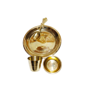 Brass Pooja Thali Set