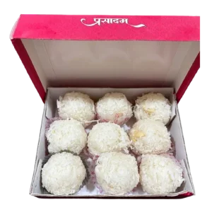 ISKCON PRASADAM- Coconut Laddu (500Gram)